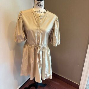 NWT Gap cotton ballon sleeve dress